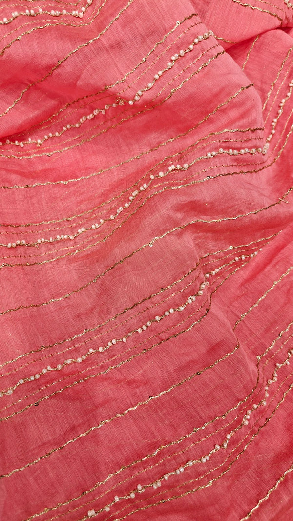 Mul Chanderi Embroidery