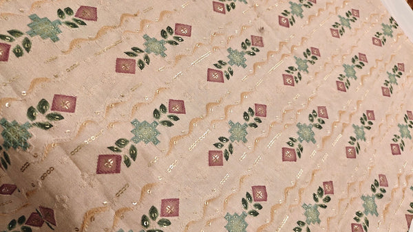 Raw Silk Embroidery