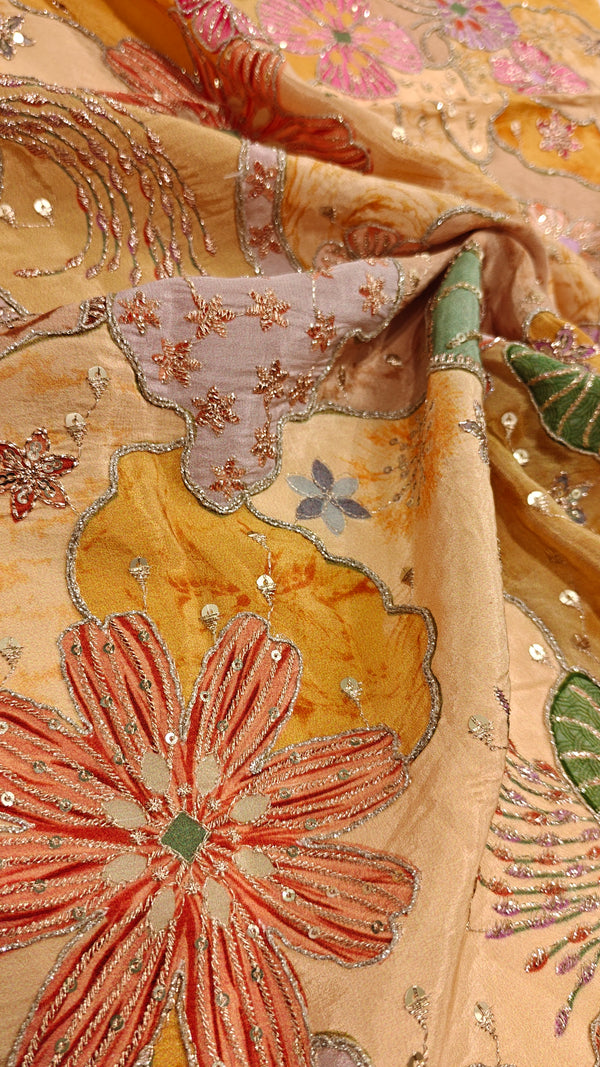 Crepe Embroidery (1185)