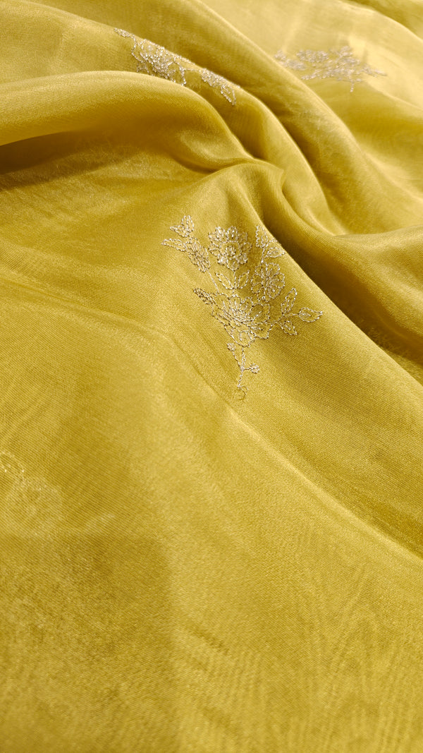 Tissue Organza Embroidery(1383)