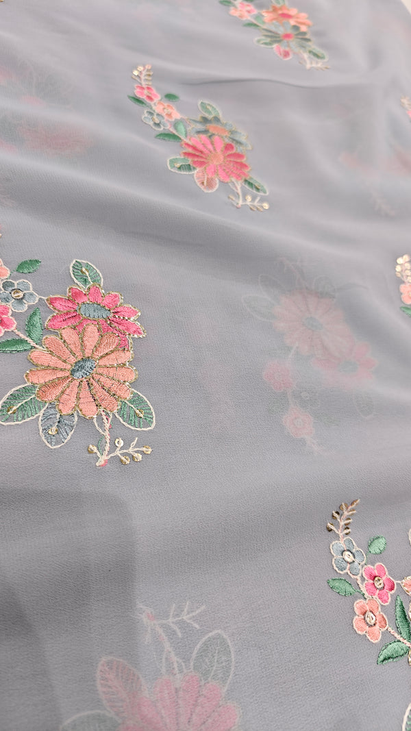 Georgette Embroidery(1398)