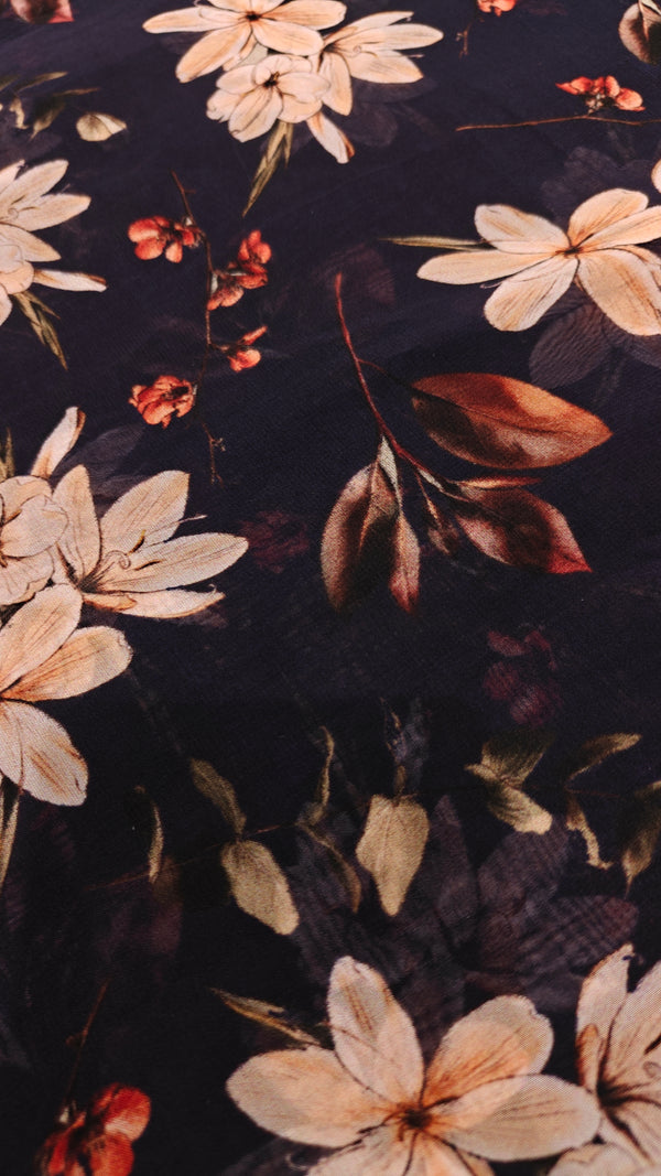 Silk Organza Print(1885)
