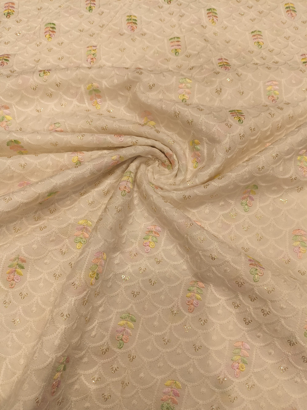 White Soft Tussar — 1.40 m Cut Piece (#2071)