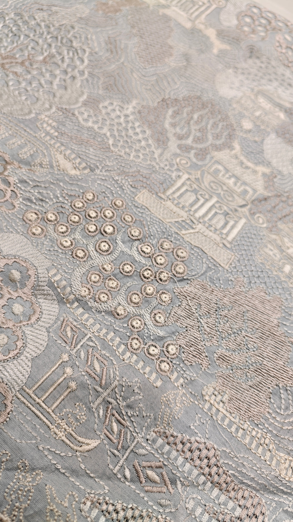 Mulberry Tussar Embroidery(1438)