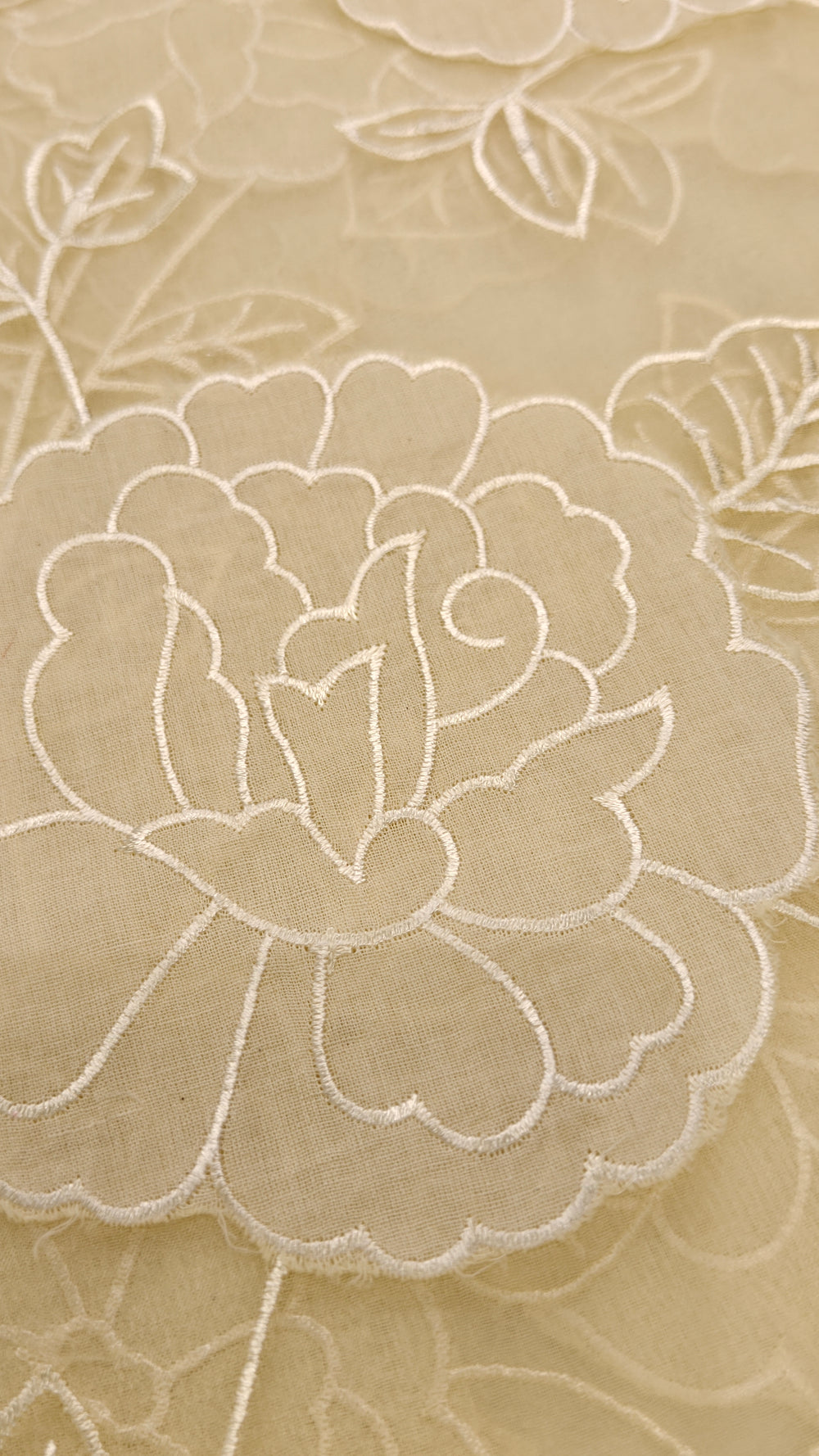 Pure Organza Aplic Work(1951)