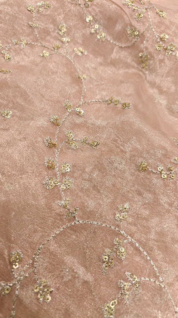 Embroidered Tissue — 0.80 m Cut Piece (#1953)