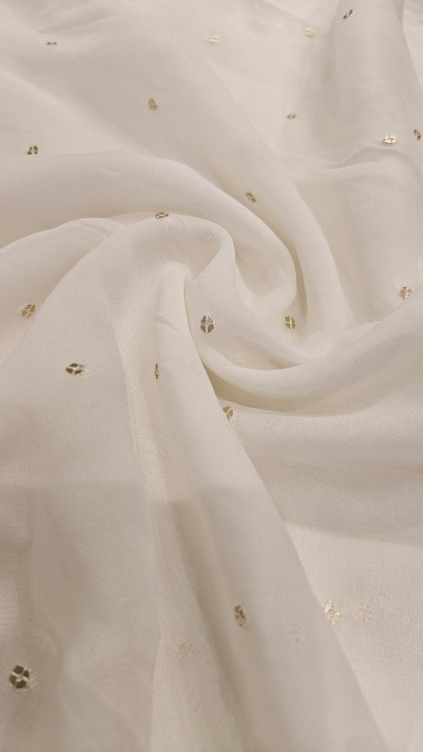 Embroidered Georgette — 1.15 m Cut Piece (#1964)