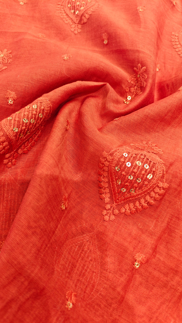 Embroidered Chanderi — 1.60 m Cut Piece (#1968)