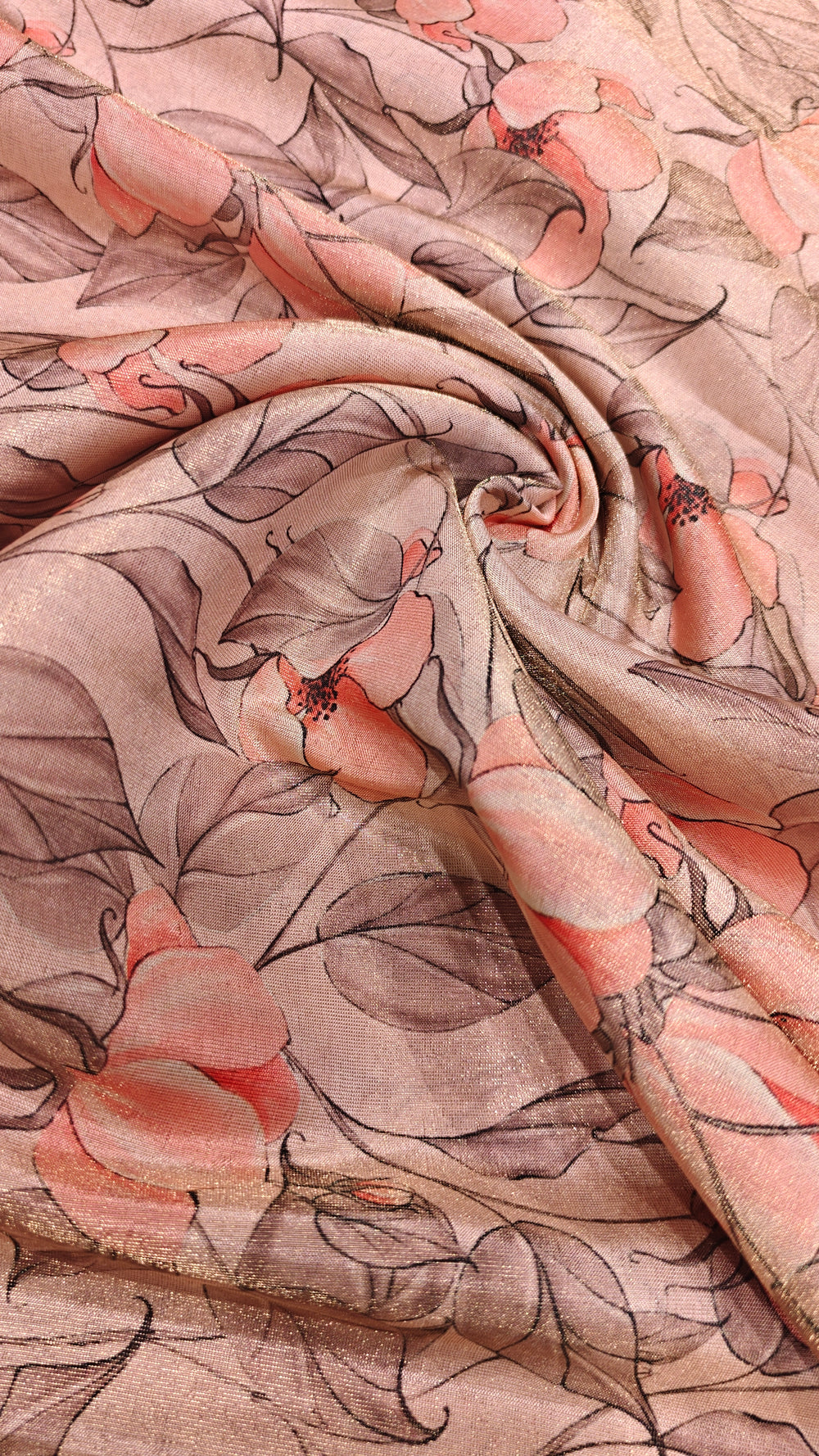 Dusty rose Tissue Printed(1987)