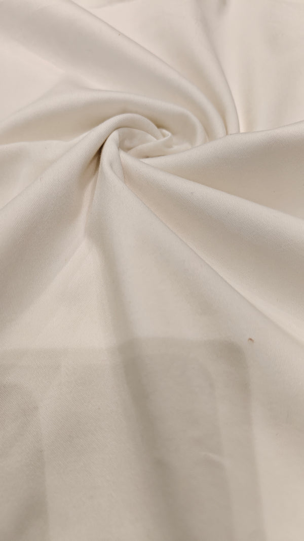 White Satin Lycra — 1.50 m Cut Piece (#2013)