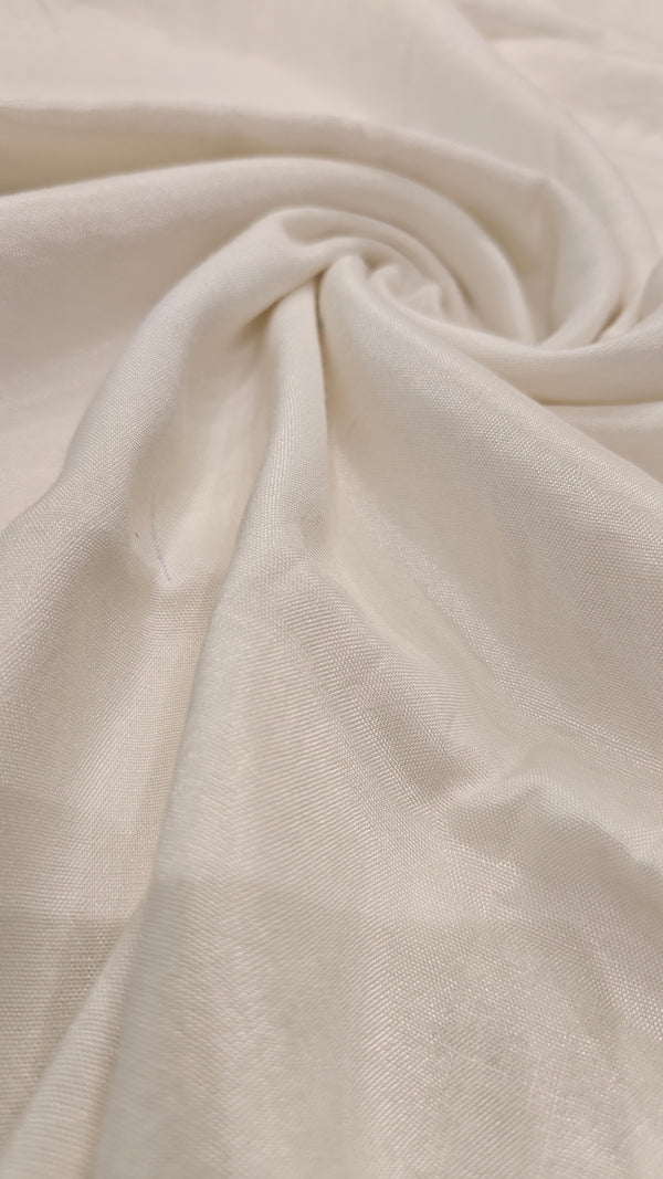 White Fuji Tussar — 1.40 m Cut Piece (#2022)