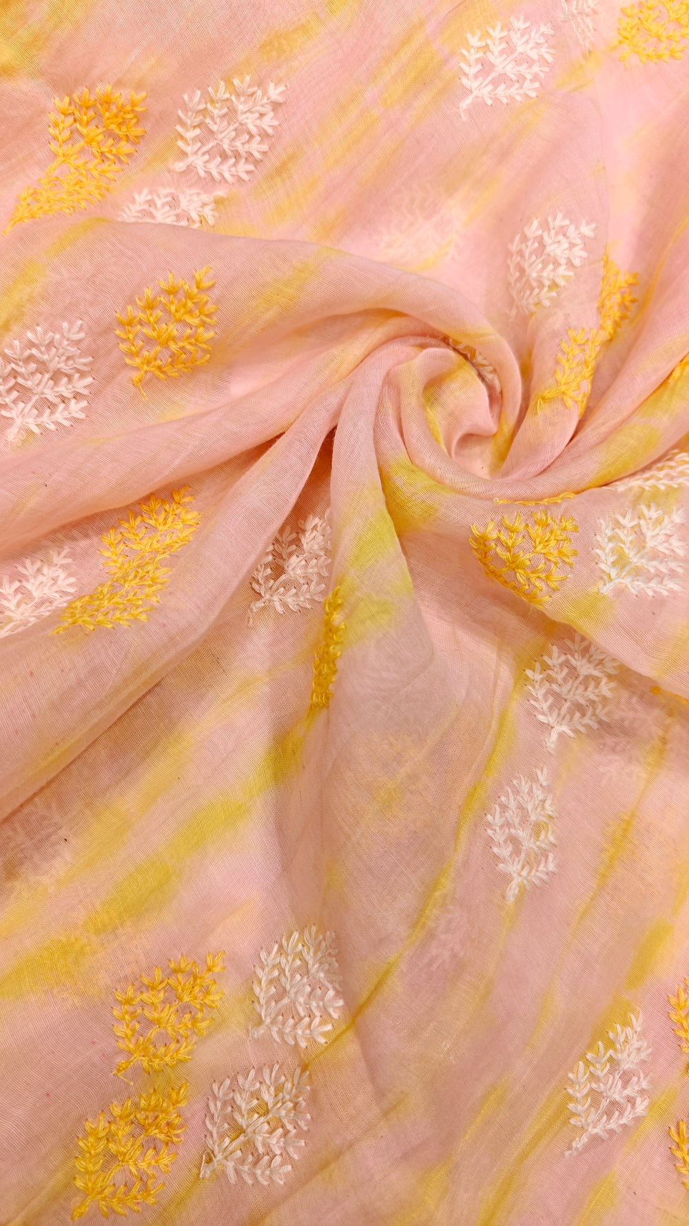 Peach Pure Chanderi — 0.80 m Cut Piece (#2045)