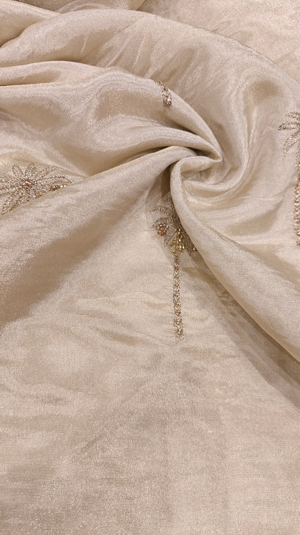 Embroidered Tissue — 1.15 m Cut Piece (#2060)