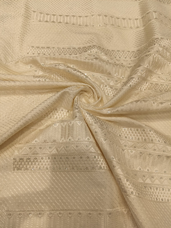 Cream Lotus Silk — 0.60 m Cut Piece (#2070)