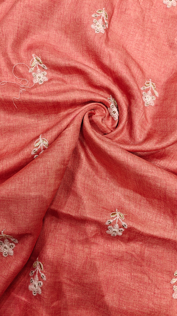 Orange Tussar — 1.20 m Cut Piece (#1997)