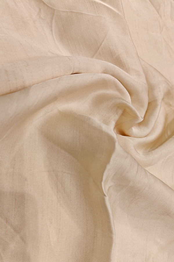 Off White Fuji Tussar — 0.75 m Cut Piece (#2018)