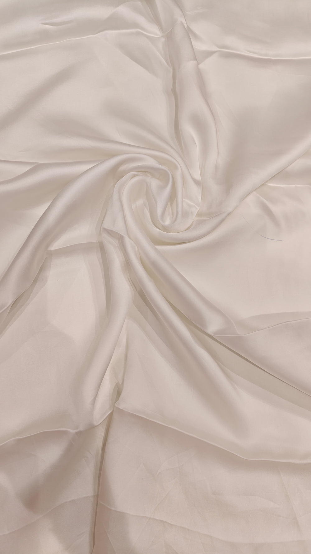White Bamber Satin — 0.90 m Cut Piece (#2067)